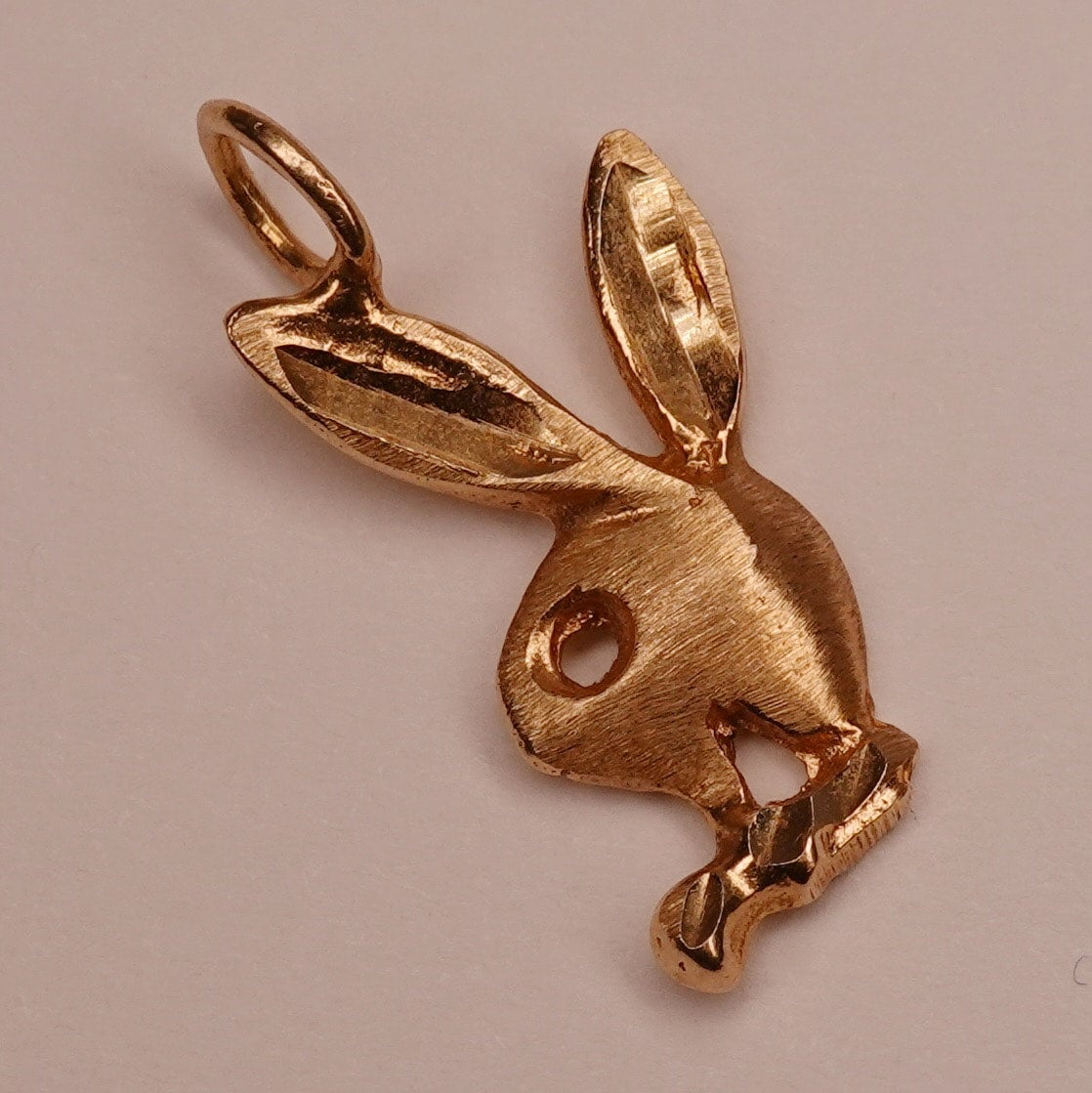 14K Playboy Bunny Pendant BONESTONEZ